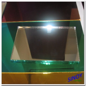 Sinoy Double Coated 1.1mm to 8mm Non-Wave Silver Coated Mirror Glass Sheet Copper Free Silver Mirror Stock or Custom Size OEM